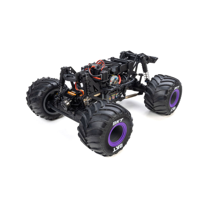 LOS01026T5 Losi 1/18 Mini LMT Sparkle Smash Brushed Monster Truck 4X4 RTR (FOR Extra battery ORDER #SPMX812SH2)