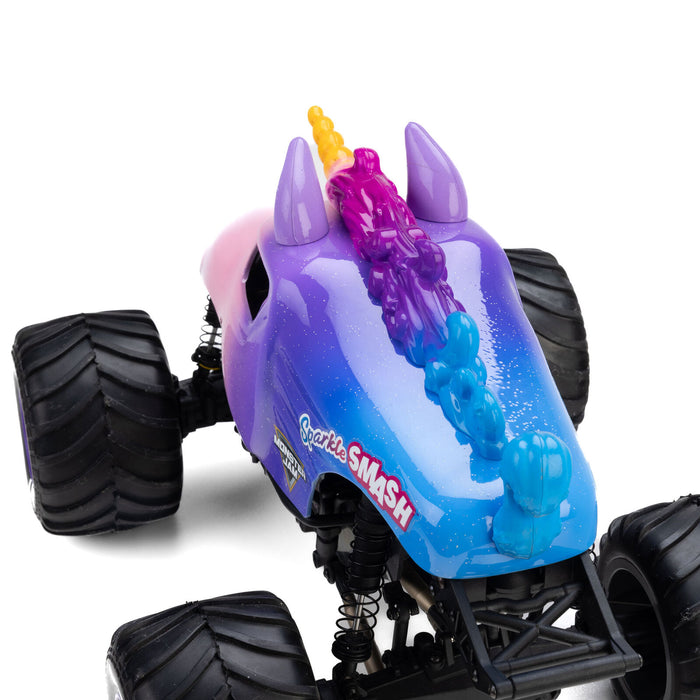 LOS01026T5 Losi 1/18 Mini LMT Sparkle Smash Brushed Monster Truck 4X4 RTR (FOR Extra battery ORDER #SPMX812SH2)