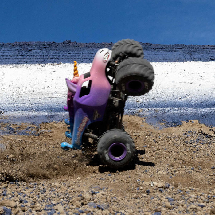 LOS01026T5 Losi 1/18 Mini LMT Sparkle Smash Brushed Monster Truck 4X4 RTR (FOR Extra battery ORDER #SPMX812SH2)