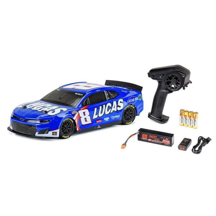 LOS1122408 Kyle Busch #8 Lucas Oil 2024 Chevy Camaro: 1/12 AWD NASCAR RC Racecar