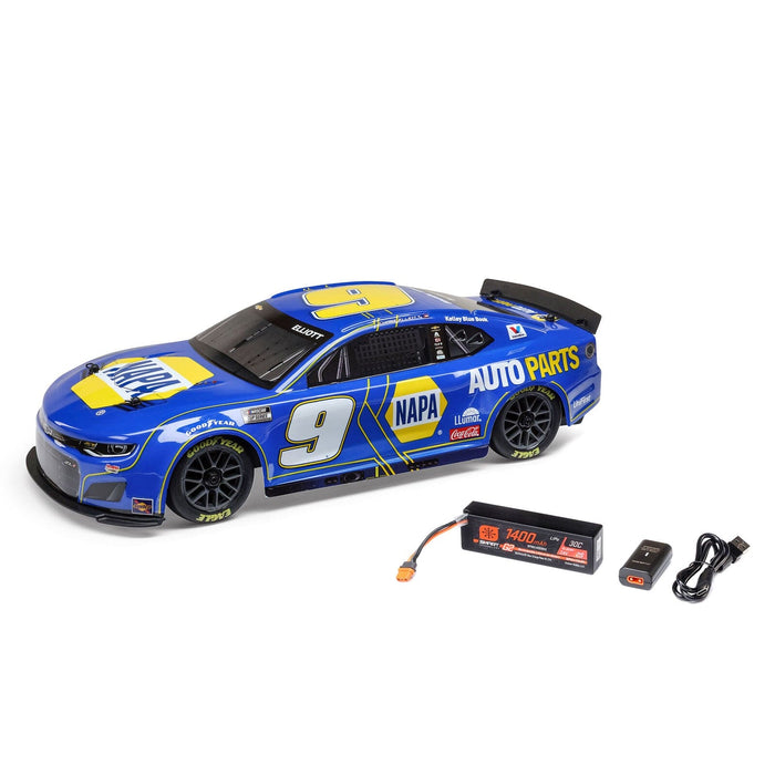LOS1122509 1/12 NASCAR RC Racecar Chase Elliot No. 9 NAPA 2025 Chevrolet Camaro ZL1 2S AWD RTR Brushed On-Road (Battery & Charger Included)