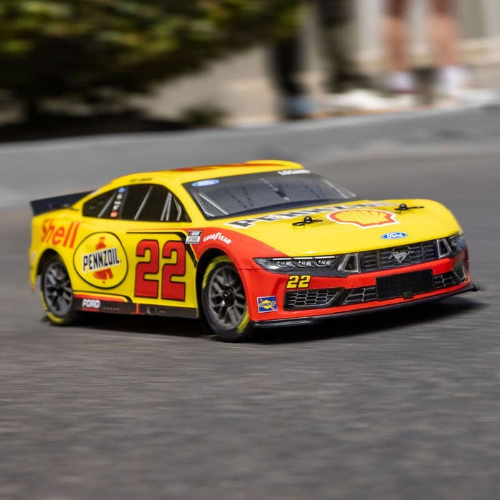 LOS1122522 1/12 NASCAR RC Racecar Joey Logano No. 22 Shell 2025 Ford Mustang 2S AWD RTR Brushed On-Road (Battery & Charger Included) ** if you order from this promotion it is final sale