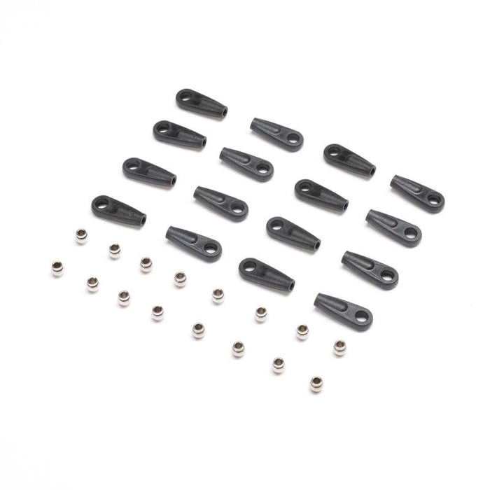 LOS214047 4-link Rod End & Pivot Balls (16): Mini LMT