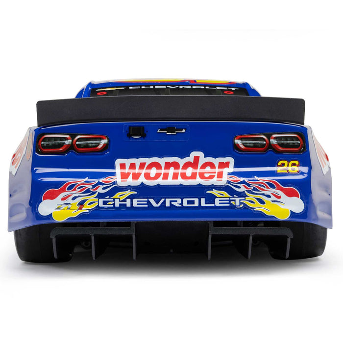 LOSF1122626 Losi 1/12 NASCAR Ricky Bobby #26 Wonder Bread Chevrolet ZL1 RTR (FOR A EXTRA BATTERY PLEASE ORDER SPMX142S30H2)