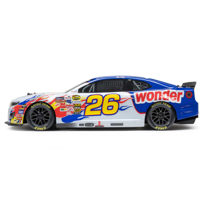 LOSF1122626 Losi 1/12 NASCAR Ricky Bobby #26 Wonder Bread Chevrolet ZL1 RTR (FOR A EXTRA BATTERY PLEASE ORDER SPMX142S30H2)