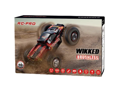 RC-PROWIKKED WIKKED – 1:12 SCALE 4X4 BRUSHLESS MONSTER TRUCK