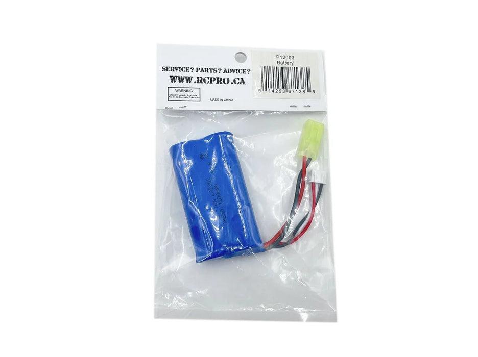 RCP-P12003 STRIKER 7.4V 1200 Battery - Tamiya plug P12003