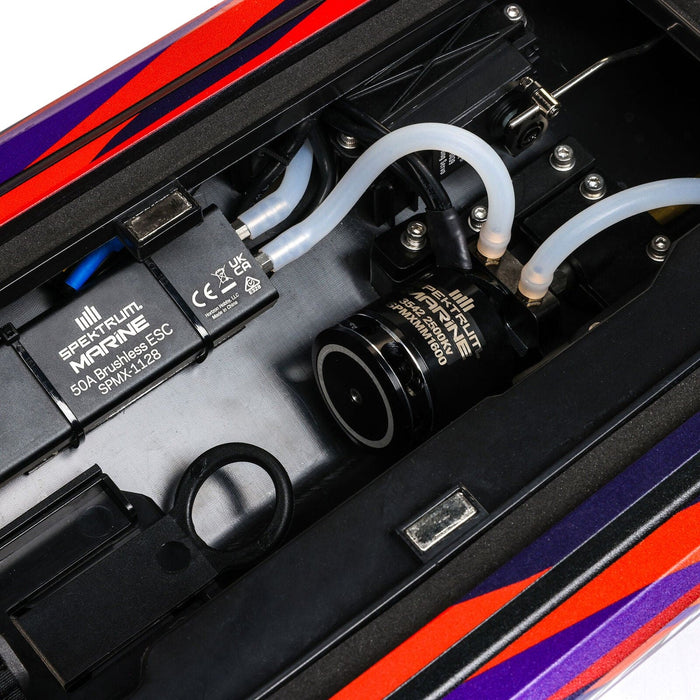 PRB-1992T1 Sonicwake 24" Self-Righting Brushless Deep-V RTR, Red