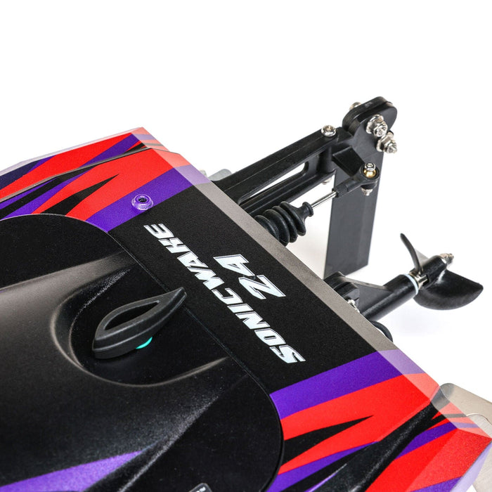 PRB-1992T1 Sonicwake 24" Self-Righting Brushless Deep-V RTR, Red