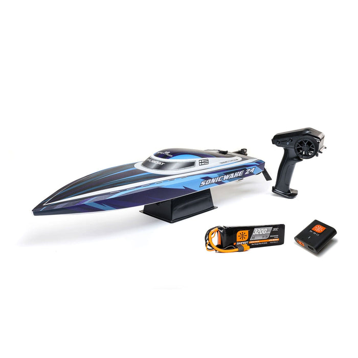 PRB-1992T2 Sonicwake 24" Self-Righting Brushless Deep-V RTR, Blue