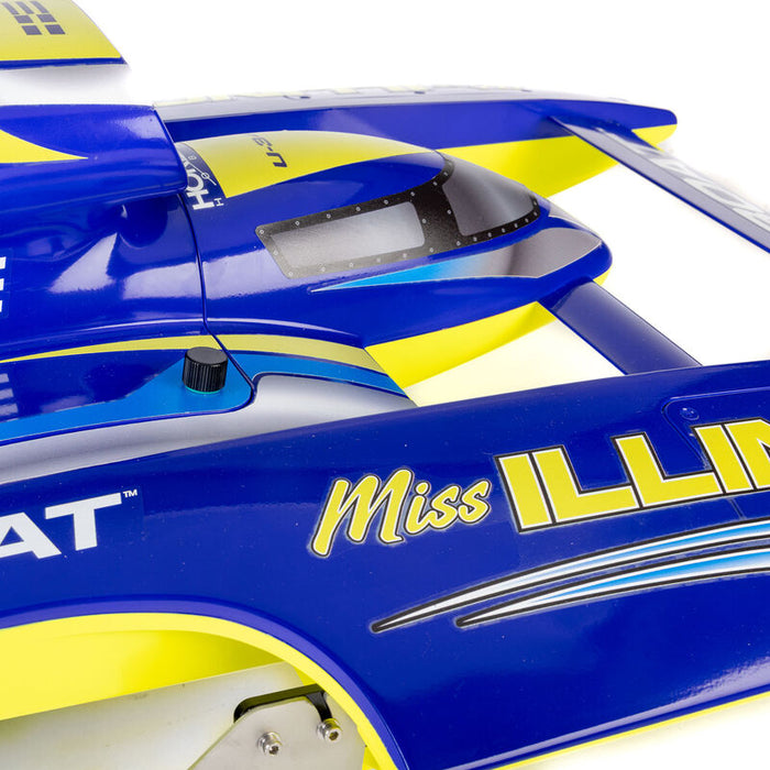PRB-2072T1 Pro Boat 34" U-34, Miss Illinois, Hydro  ***YOU will need this part # SPMXC2010 and SPMX54S100H5 (x2)  to run this boat