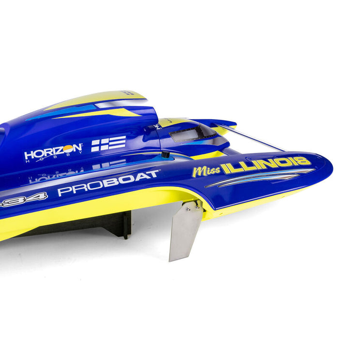 PRB-2072T1 Pro Boat 34" U-34, Miss Illinois, Hydro  ***YOU will need this part # SPMXC2010 and SPMX54S100H5 (x2)  to run this boat