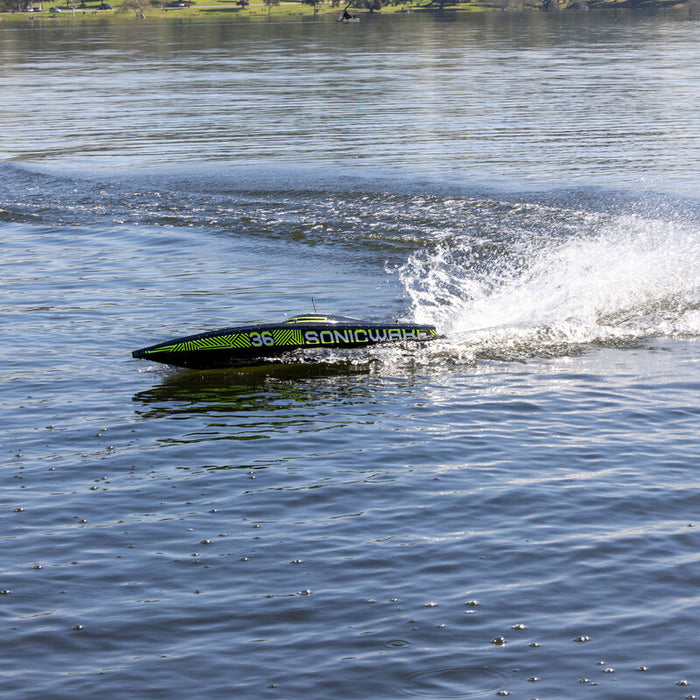 PRB-2171T1 Pro Boat Sonicwake 36" V3, Self-Righting V-Hull RTR - Black