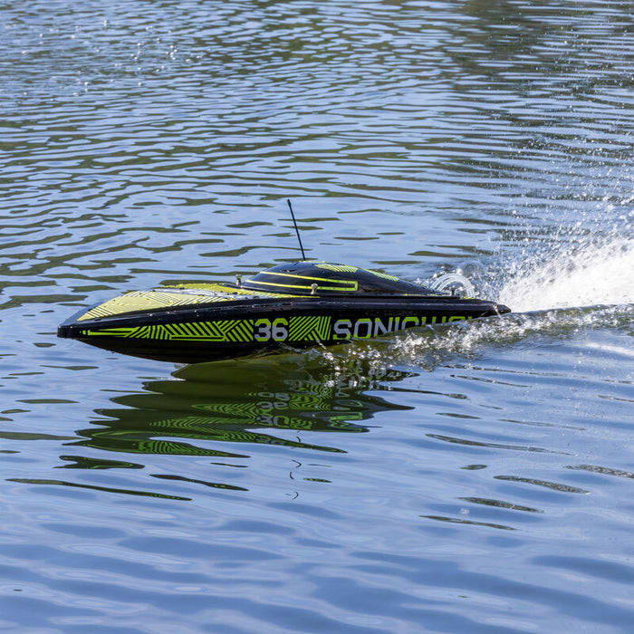 PRB-2171T1 Pro Boat Sonicwake 36" V3, Self-Righting V-Hull RTR - Black