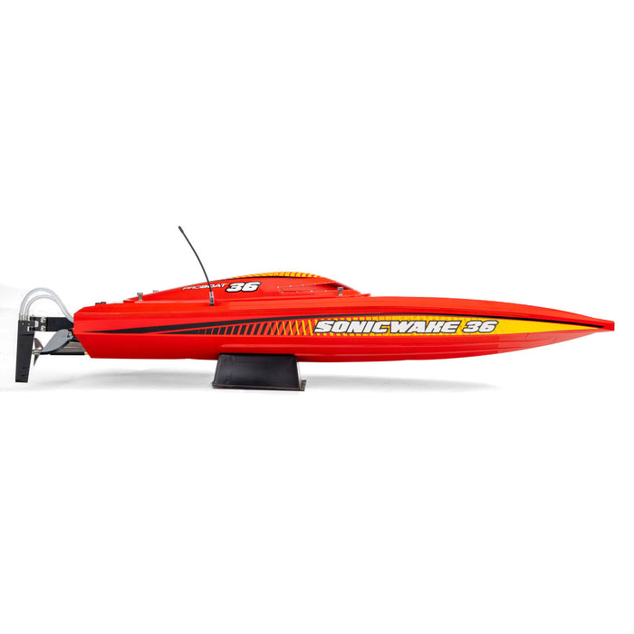 PRB-2171T2 Pro Boat Sonicwake 36" V3, Self-Righting V-Hull RTR - Red