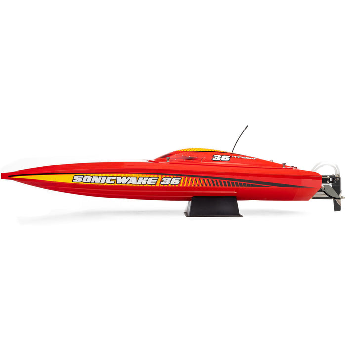 PRB-2171T2 Pro Boat Sonicwake 36" V3, Self-Righting V-Hull RTR - Red