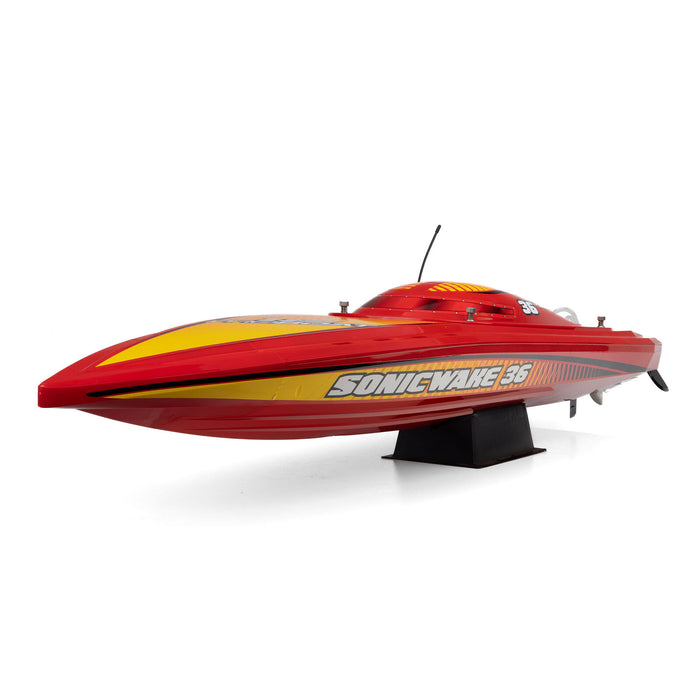 PRB-2171T2 Pro Boat Sonicwake 36" V3, Self-Righting V-Hull RTR - Red