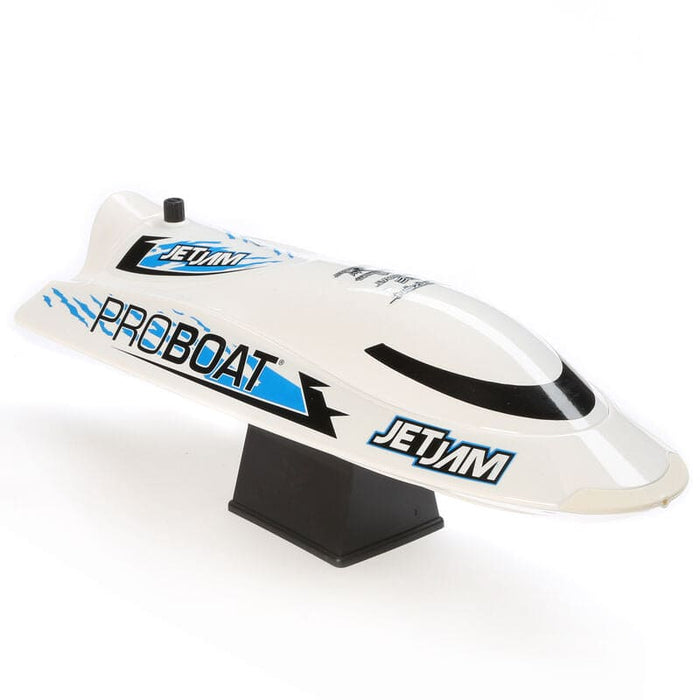 PRB08031V2T2 Jet Jam V2 12" Self-Righting Pool Racer Brushed RTR, White (For Extra battery order part number DYNB0110)*