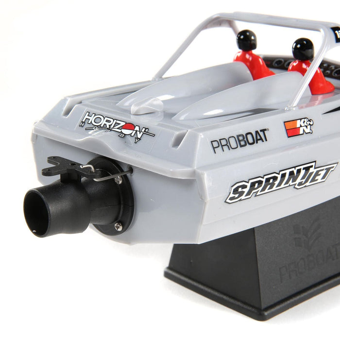 PRB08045T1  Sprintjet 9-inch Self-Right Jet Boat RTR, Silver   Sold Separately extra battery please ORDERDYNB6223 )