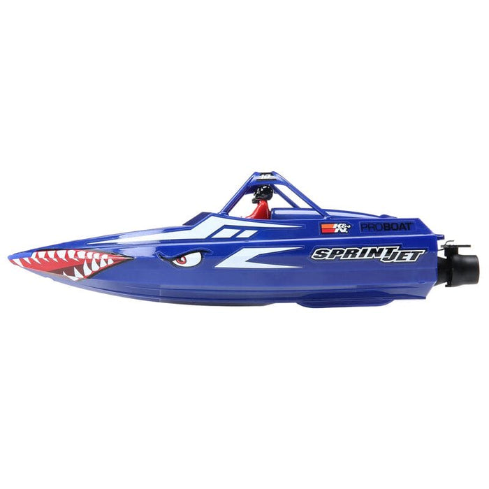 PRB08045T2  Sprintjet 9-inch Self-Right Jet Boat RTR, Blue (Sold Separately extra battery please ORDER DYNB6223 )
