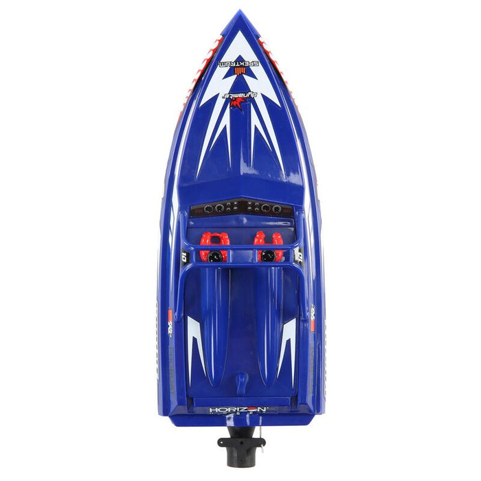 PRB08045T2  Sprintjet 9-inch Self-Right Jet Boat RTR, Blue (Sold Separately extra battery please ORDER DYNB6223 )