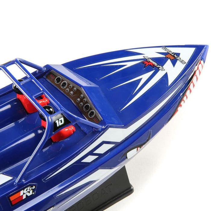 PRB08045T2  Sprintjet 9-inch Self-Right Jet Boat RTR, Blue (Sold Separately extra battery please ORDER DYNB6223 )