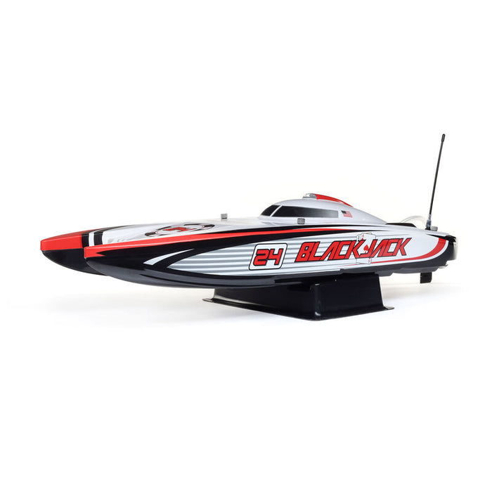 PRB08049T2 Blackjack 24" V2 Catamaran Brushless: RTR, Vegas Offshore