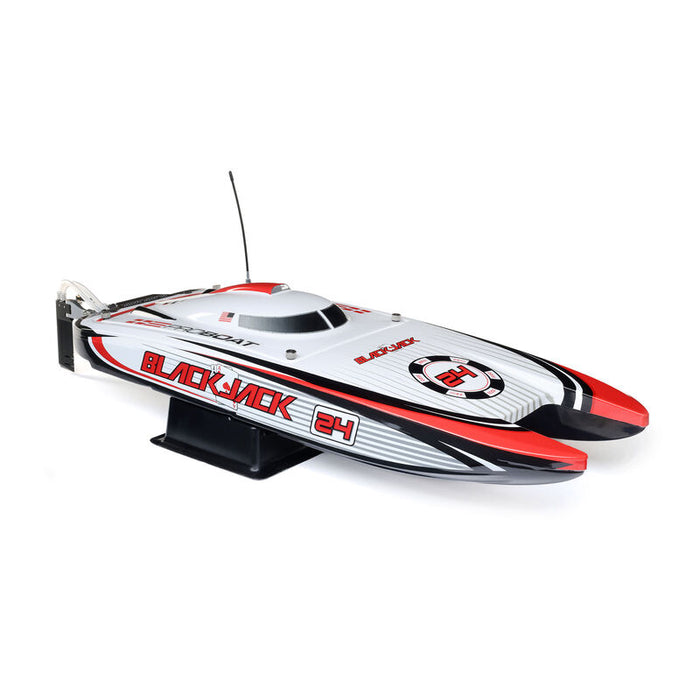PRB08049T2 Blackjack 24" V2 Catamaran Brushless: RTR, Vegas Offshore