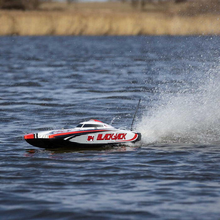 PRB08049T2 Blackjack 24" V2 Catamaran Brushless: RTR, Vegas Offshore
