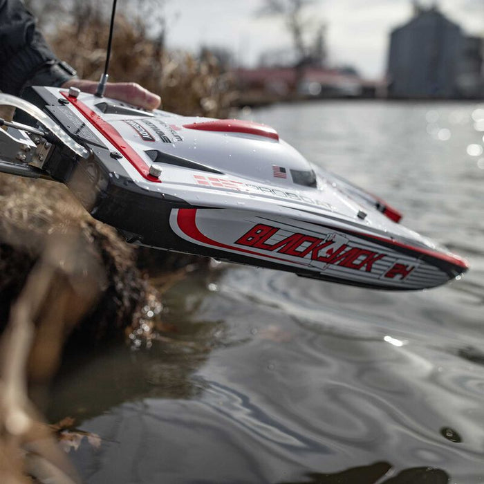 PRB08049T2 Blackjack 24" V2 Catamaran Brushless: RTR, Vegas Offshore