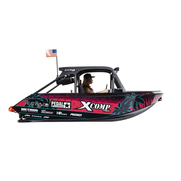 PRB08051T1 1/6 24" Jetstream Jet Boat RTR, Shreddy YOU will need this part #SPMX54S50H5 and # SPMXC2080 to run this Boat