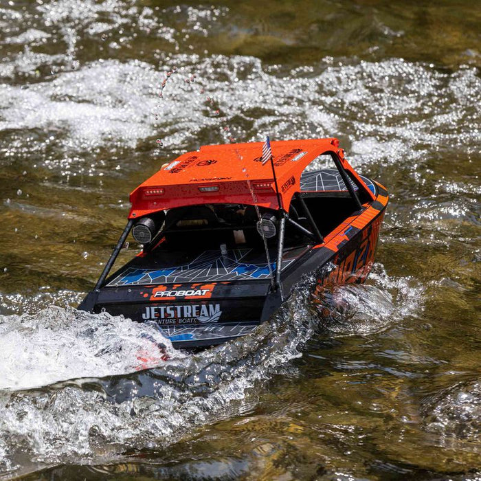 PRB08051T2 1/6 24" Jetstream Jet Boat RTR, Mojo YOU will need this part #SPMX54S50H5 and # SPMXC2080 to run this Boat