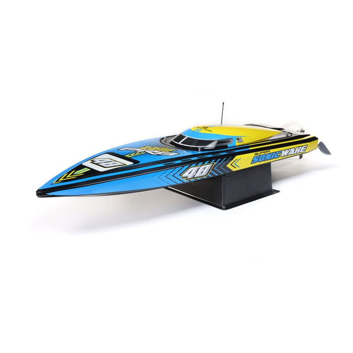 PRB08052 Super Sonicwake 48" 8S Self-Righting Brushless Deep-V RTR **** YOU will need this part #SPMX50004S100H5  (X2) & SPMXC2060  to run this BOAT