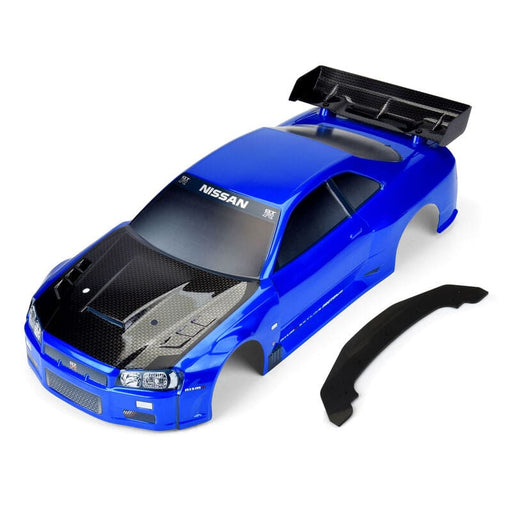 PRM158413 1/7 2002 Nissan Skyline GT-R R34 Painted Body (Blue): Infraction 6S