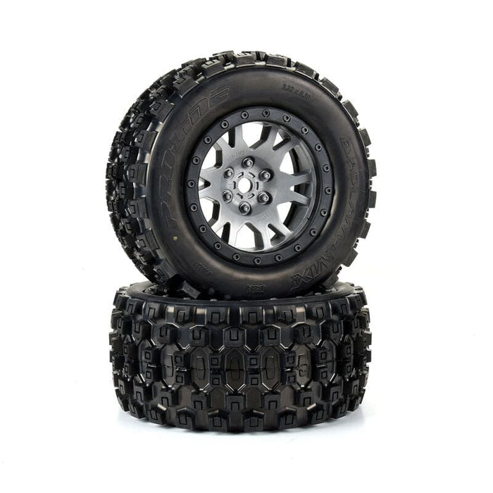 PRO1013114 Pro-Line LE Badlands MX43 Pro-Loc on 24mm Gray/Blk Impulse (2)