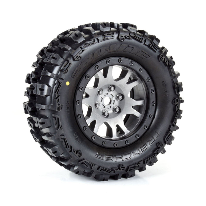 PRO1015114 Pro-Line LE Trencher Pro-Loc on 24mm Gray/Black Impulse (2)