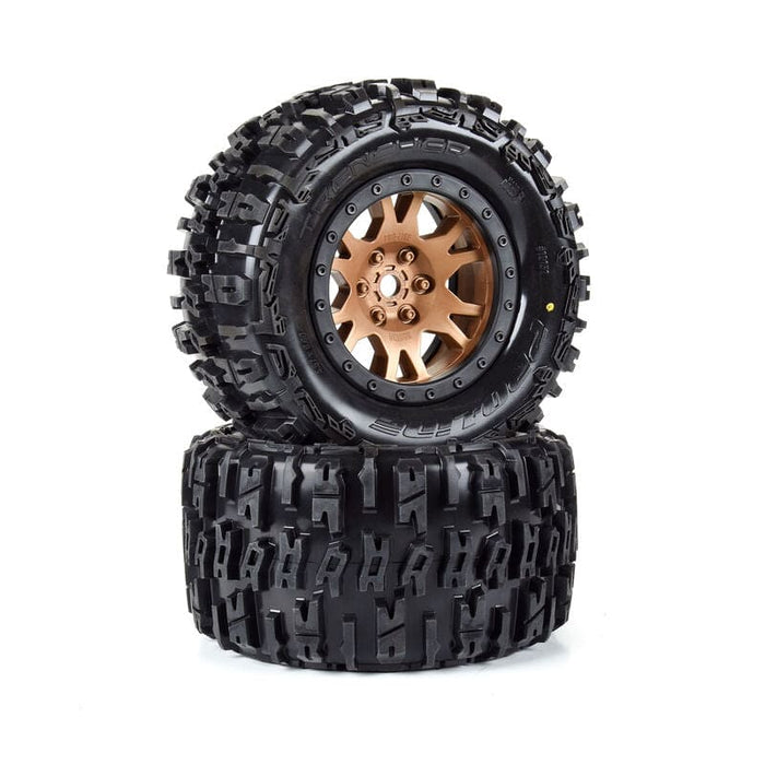 PRO1015115 Pro-Line LE Trencher Pro-Loc on 24mm Bronze/Black Impulse (2)