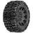 PRO1024010 1/6 Trencher F/R 5.7? Tires Mounted 24mm Black Raid 8x48 Hex (2)