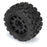 PRO1024110 1/18 Badlands MX 1.85" F/R MTD 12mm Black Raid: Granite GROM