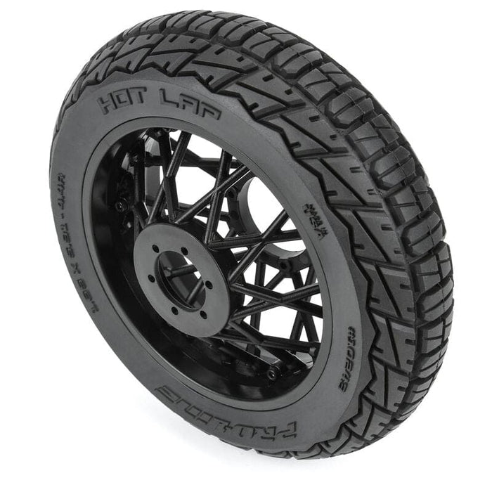 PRO1024310 1/4 Hot Lap MX S3 Rear Tire MTD Black Supermoto Wheel: Promoto-MX