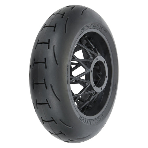 PRO1024510 1/4 Supermoto 2.0 S3 Rear Tire MTD Black Supermoto Wheel: MX/SM