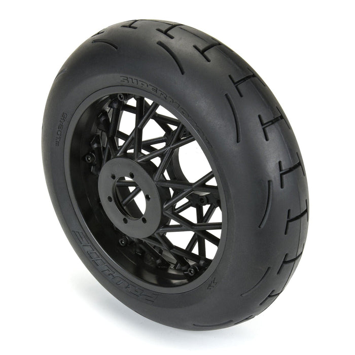 PRO1024510 1/4 Supermoto 2.0 S3 Rear Tire MTD Black Supermoto Wheel: MX/SM