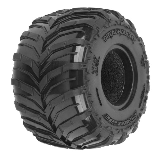 PRO1026500 1/18 Dreadnaught 1.25"/1.75" F/R MT Tires (2): Mini LMT