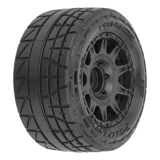 PRO1028710 1/18 Menace F/R Street Tires MTD 12mm Black Raid (4): Granite GROM