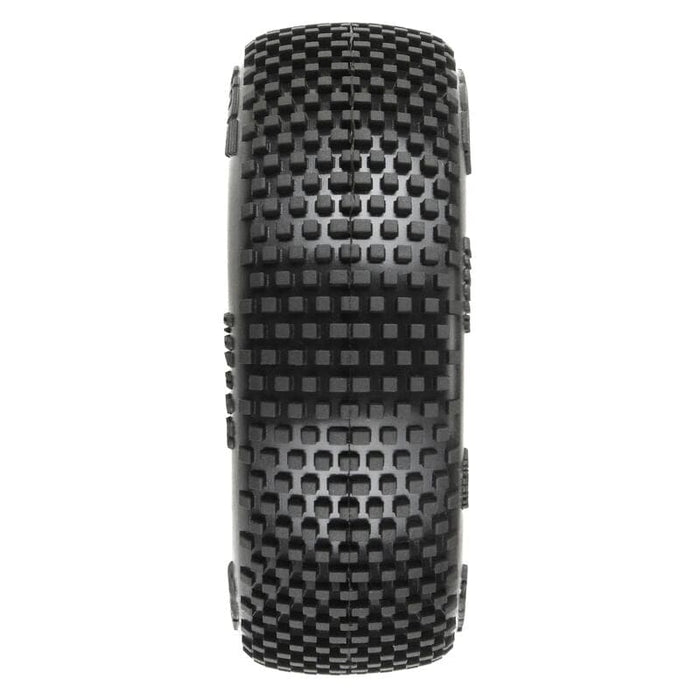 PRO1031713 1/14 Hole Shot 3.0 F/R Tire MTD 12mm White Velocity (4): Typhon GROM