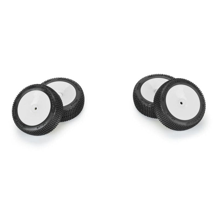 PRO1031713 1/14 Hole Shot 3.0 F/R Tire MTD 12mm White Velocity (4): Typhon GROM