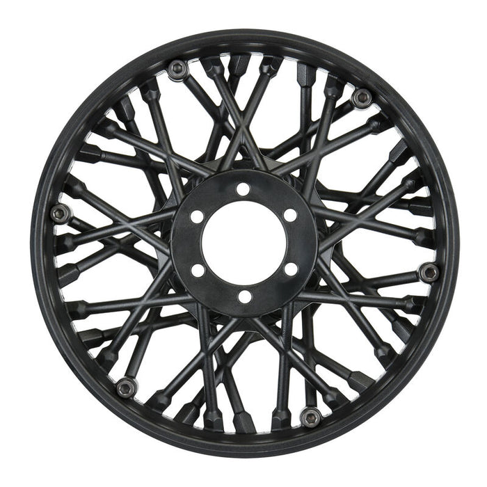 PRO282003 1/4 Supermoto Front Wheel Black: Promoto-MX