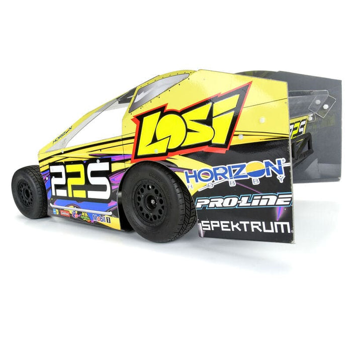 PRO283103 1/10 Showtime 2.2"/3.0" 12mm & 14mm SC Dirt Oval Wheels (2) Black