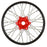 PRO283600T2 1/4 Pro-Spec Aluminum V2 Bead Front Wheel Black/Red (1): Promoto-MX