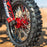 PRO283600T2 1/4 Pro-Spec Aluminum V2 Bead Front Wheel Black/Red (1): Promoto-MX